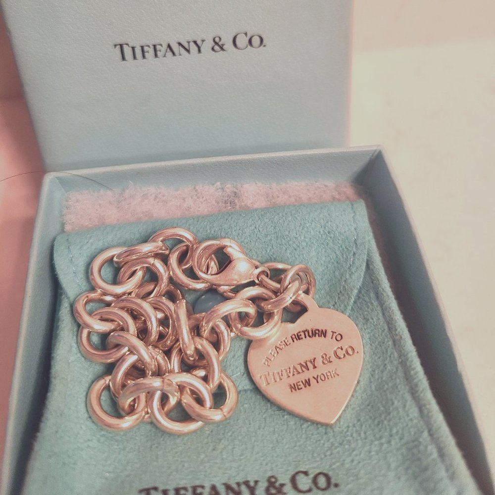 Tiffany & Co. Heart Charm Bracelet